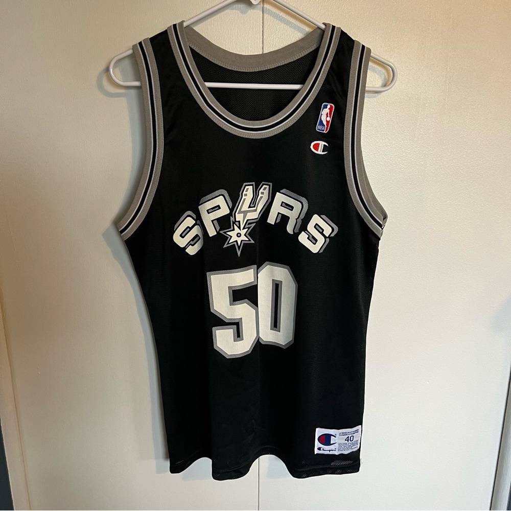 San Antonio Spurs David Robinson Jersey - Size 40 - Champion